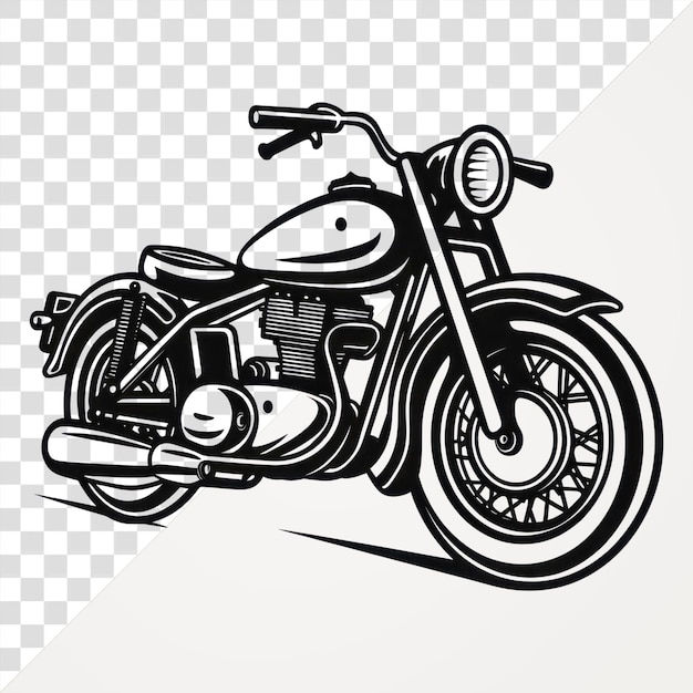 Motorcycle vehicle drawing sketch