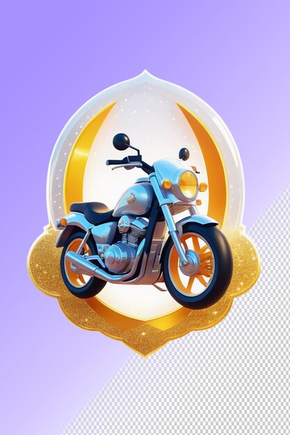 A motorcycle with a helmet on it that says  the motorcycle is in a glass container