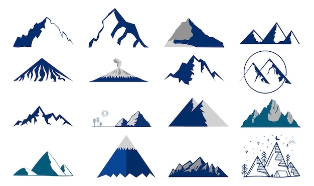 Motyw Psd Mountain Shape