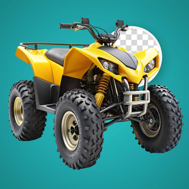 PSD mountain atv vehicle cartoon