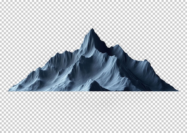 Mountain isolated transparency background