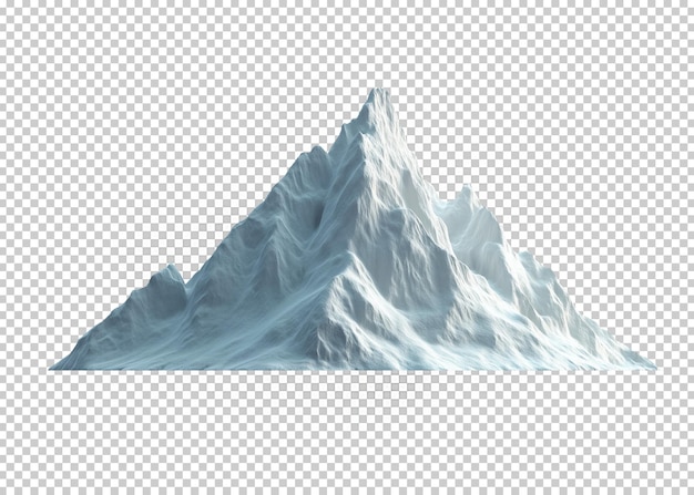 PSD mountain isolated transparency background