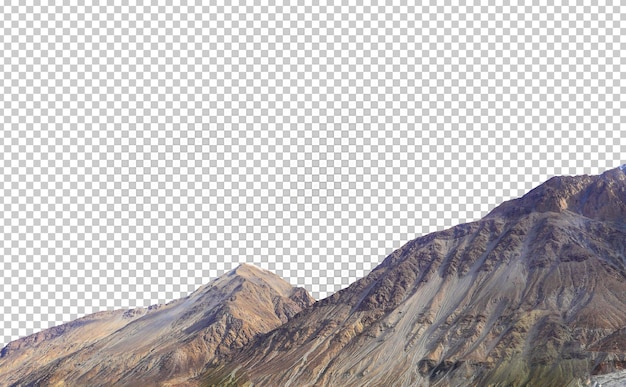 PSD mountain isolated transparency background