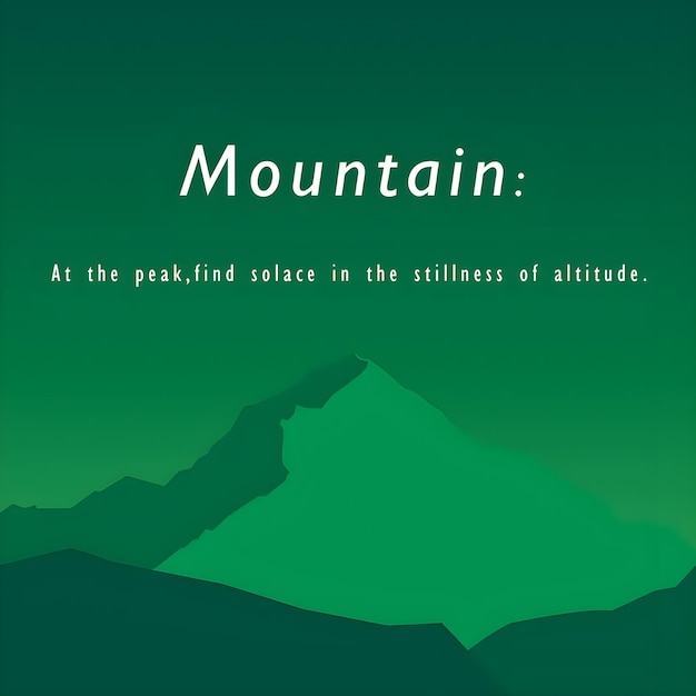 PSD mountain