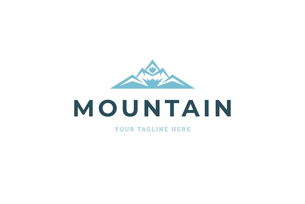 山と碑文の登山クラブのロゴタイプ