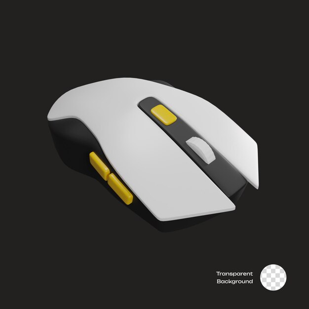 PSD mouse gaming 3d icon