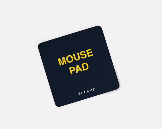 Mouse pad mockup isolated