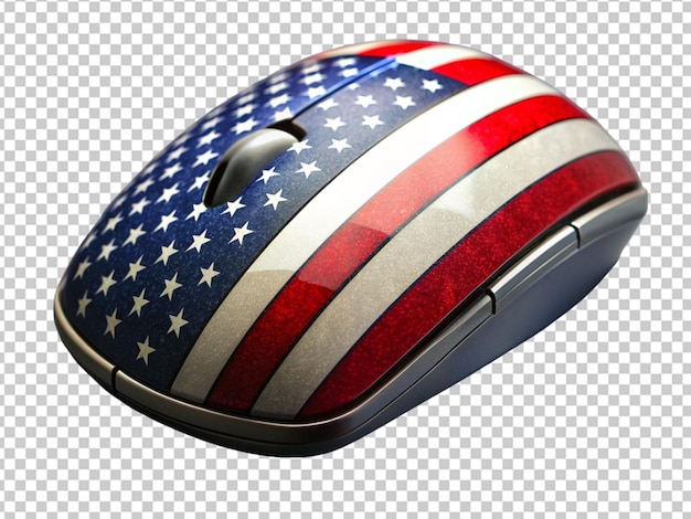 Mouse with usa flag