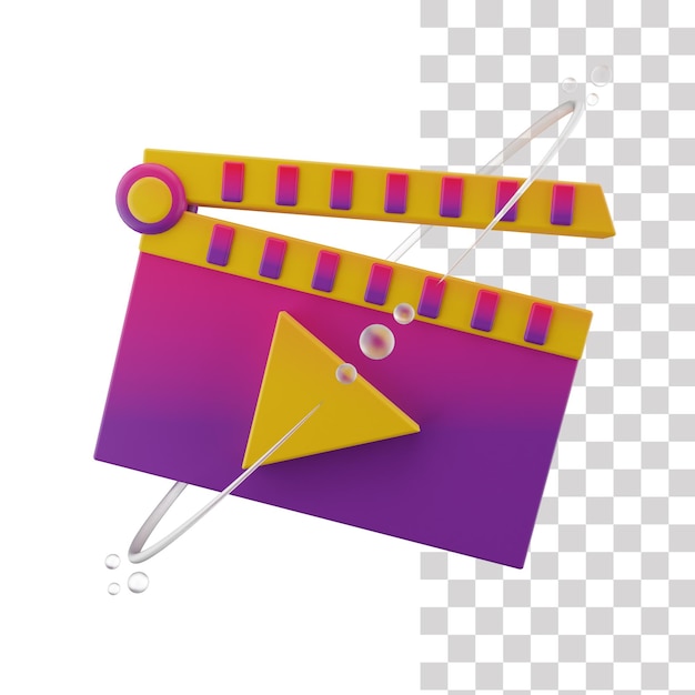 Movie 3D Icon