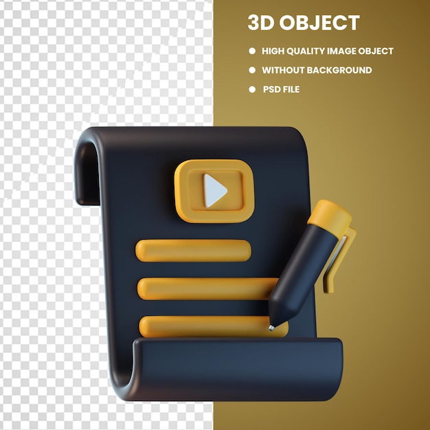 Movie notepad icon