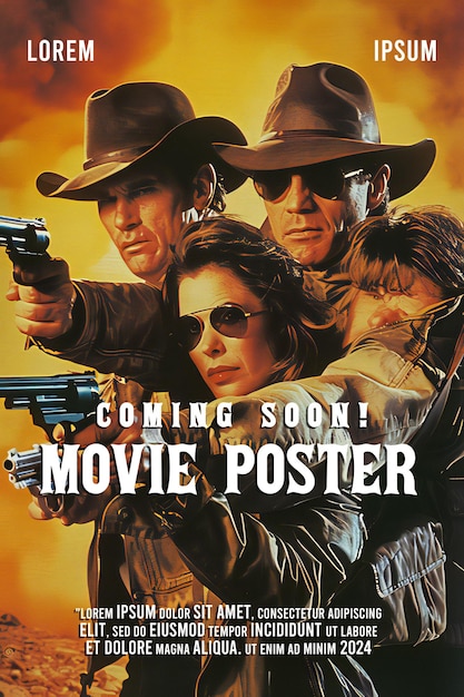 PSD poster del film