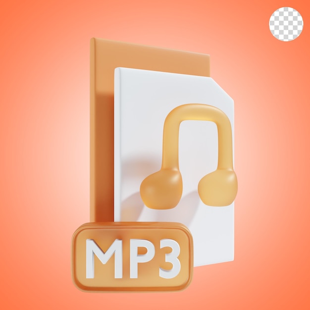 PSD mp3 file icon