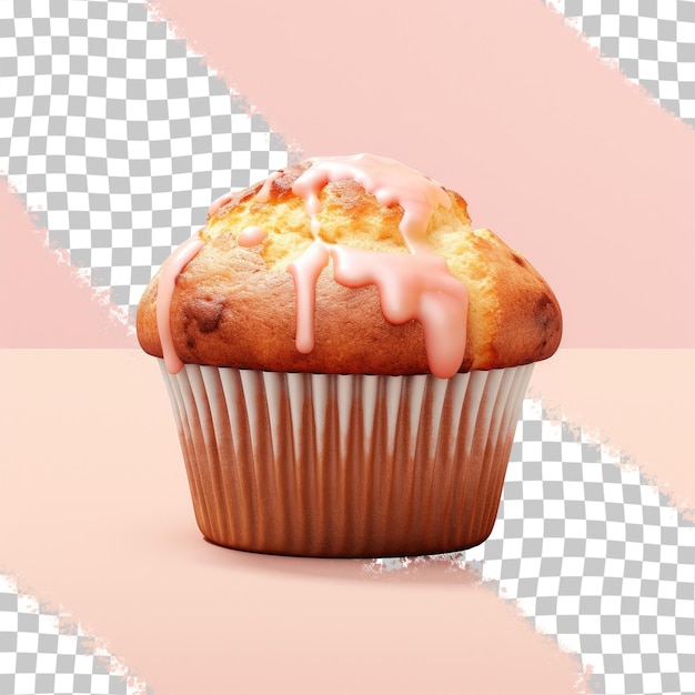 Muffin cake transparent background