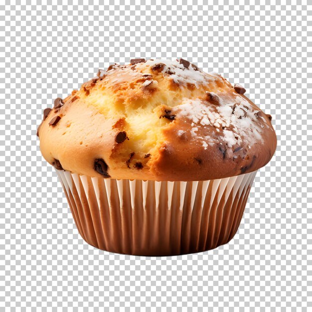 Muffin geïsoleerd op een doorzichtige achtergrond