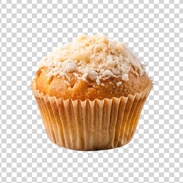 PSD muffin isolated on transparent background