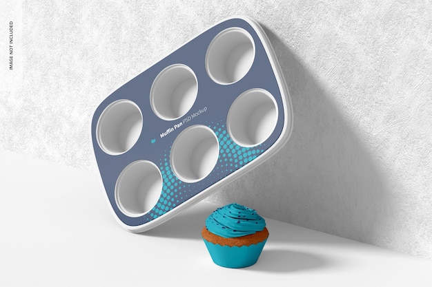 Muffin Pan Mockup, leunde