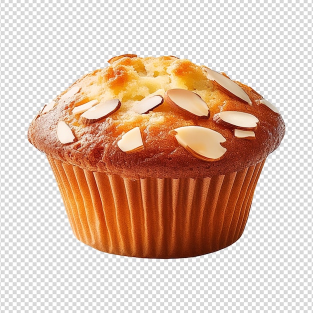 PSD muffins on white background