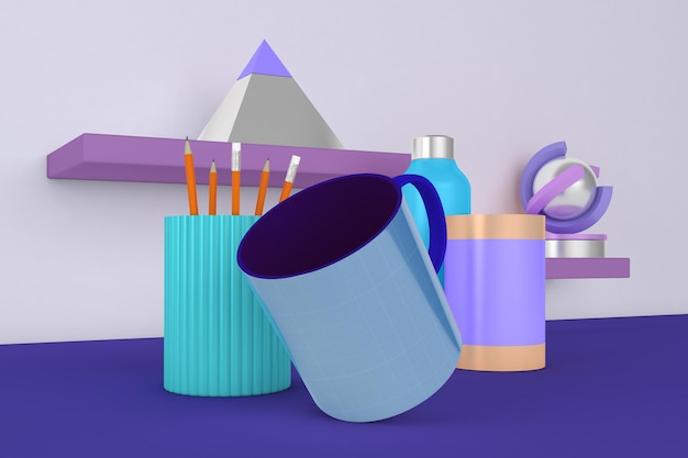 Mug desktop mockup