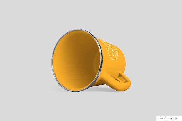 Tazza smaltata mockup