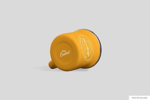 mug enamel mockup