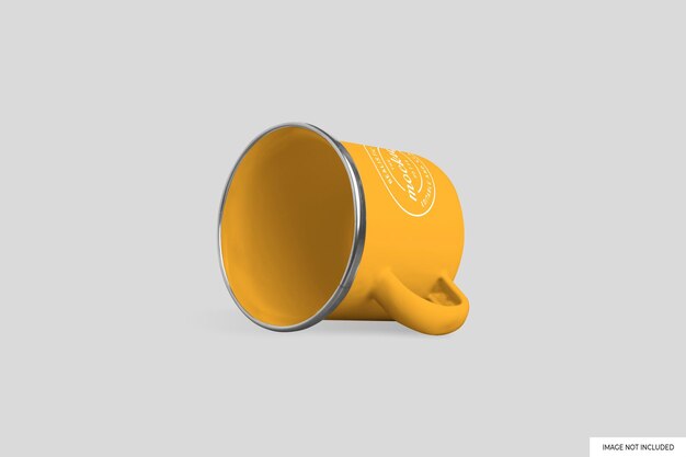 Mug enamel mockup