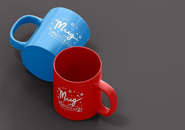 Mug mockup design for presentation