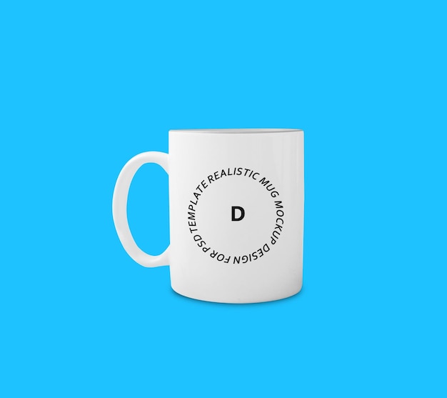 mug mockup design psd template