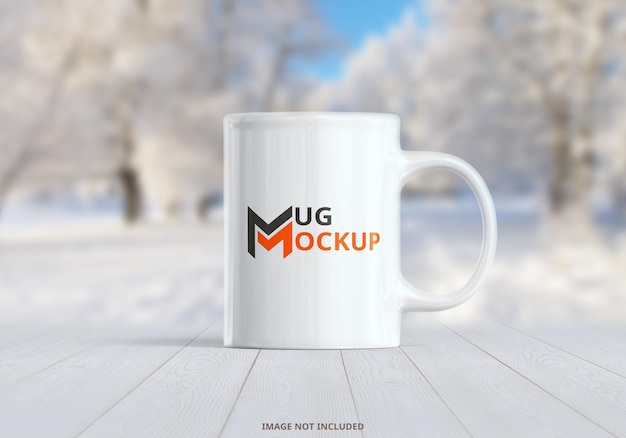 Mug mockup design rendering