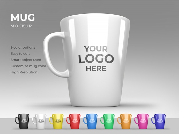 PSD mug mockup design