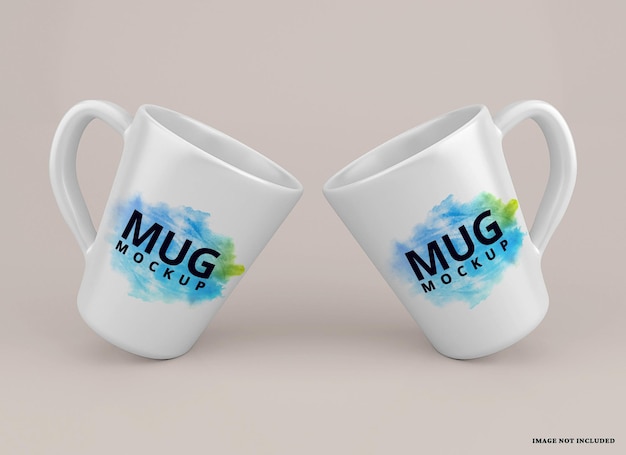 Mug mockup isolated here