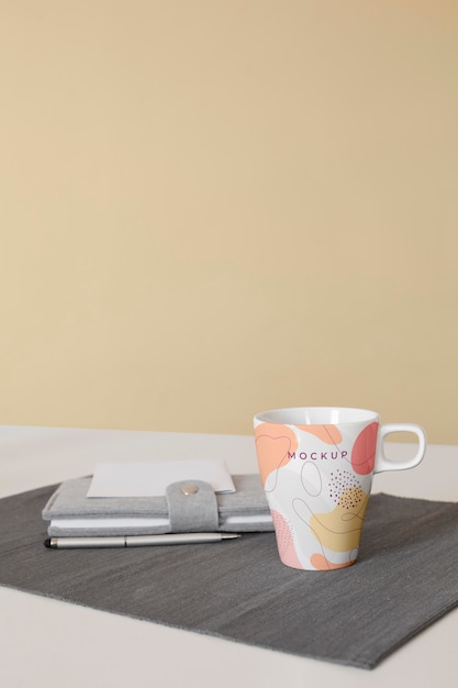 PSD mug mockup in real life