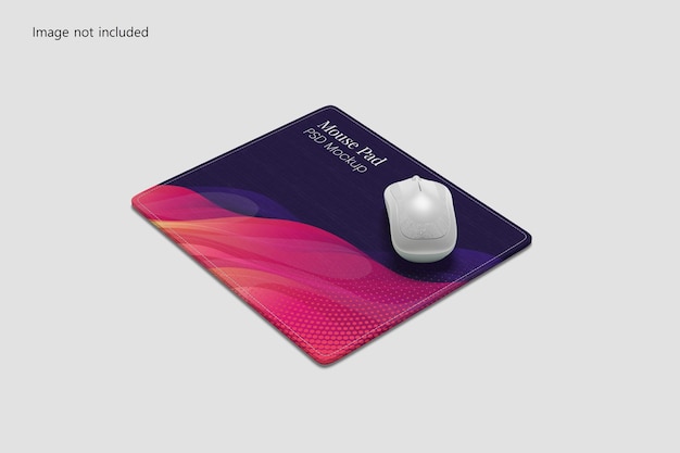 Muismat mockup 3D-rendering