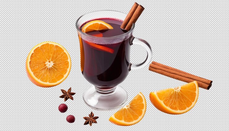 PSD mulled wine warm spices create a cozy atmosphere