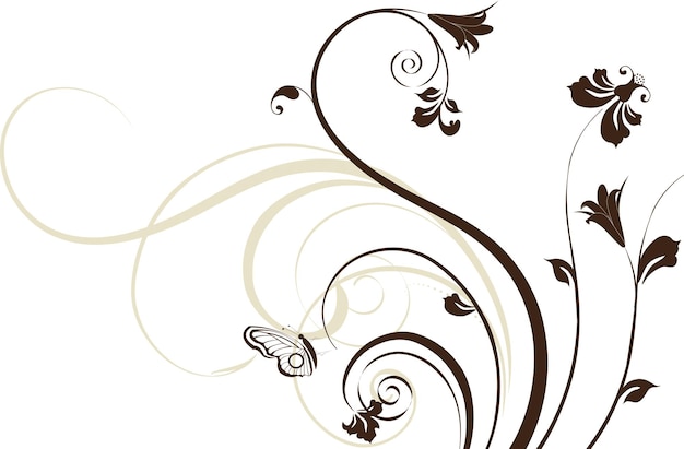 multi color floral design in photoshop