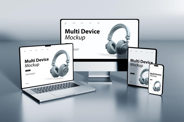 PSD マルチデバイスモックアップ