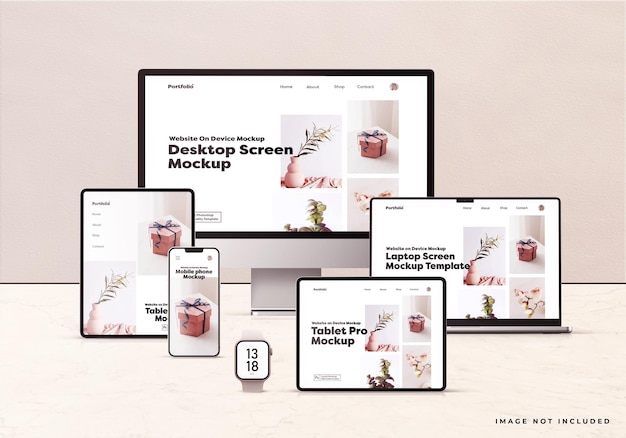 Multi device responsive mockup