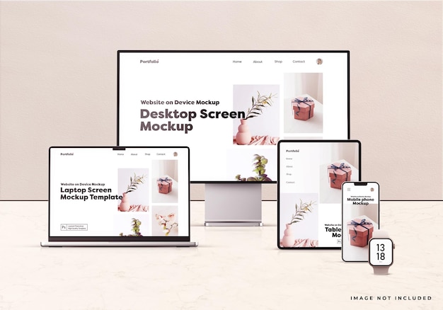 Multi device responsive mockup