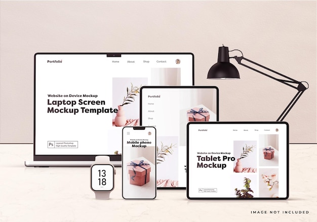 Multi device responsive mockup