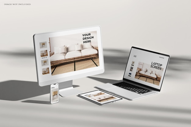 Multi device responsive mockup