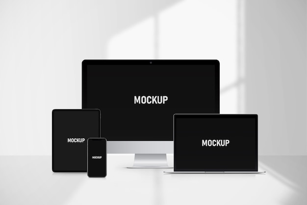 Mockup di più dispositivi