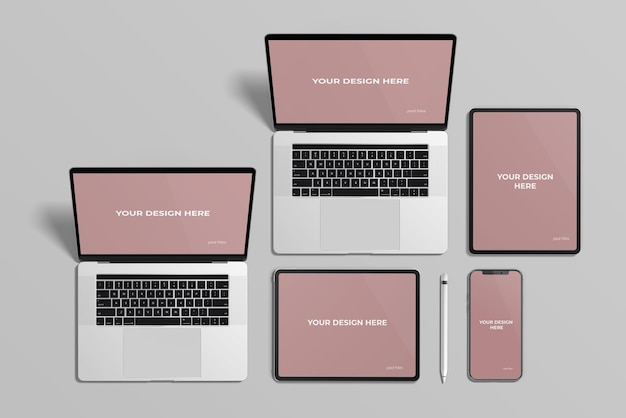 PSD multi devices mockup