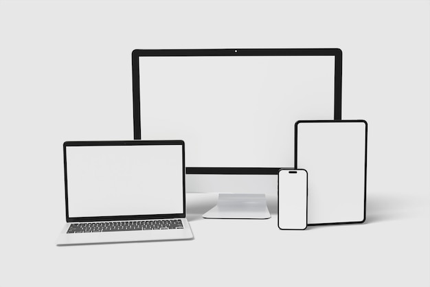 PSD multi devices mockup