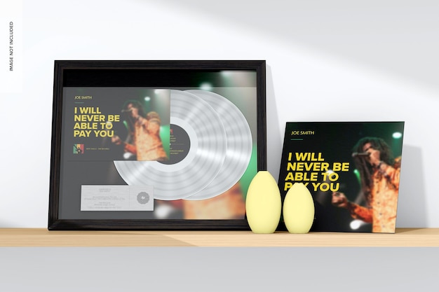 Multi-platinum album mockup