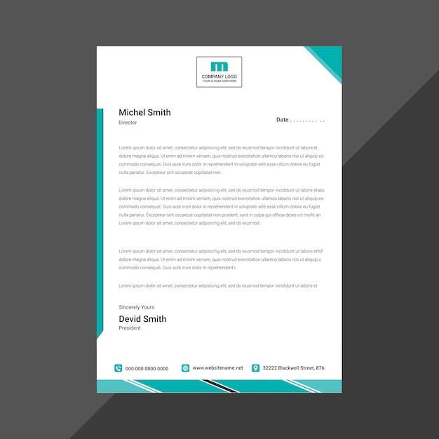 Multi Shape Letterhead 