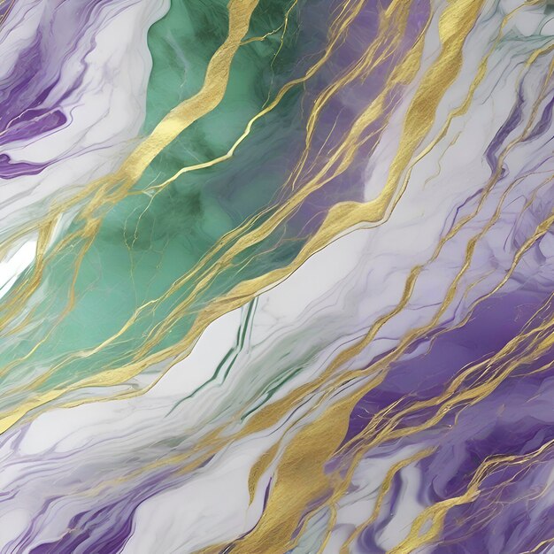 Multicolored lightning pattern marble