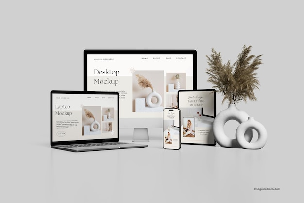 PSD multidevice mockup