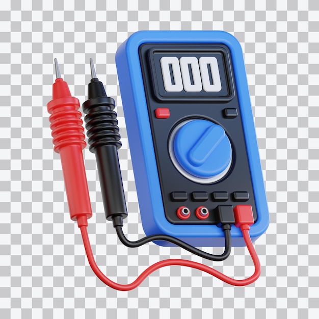 Multimeter 3d-illustratie