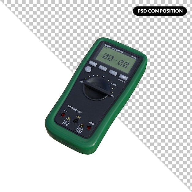 Multimeter isolated 3d