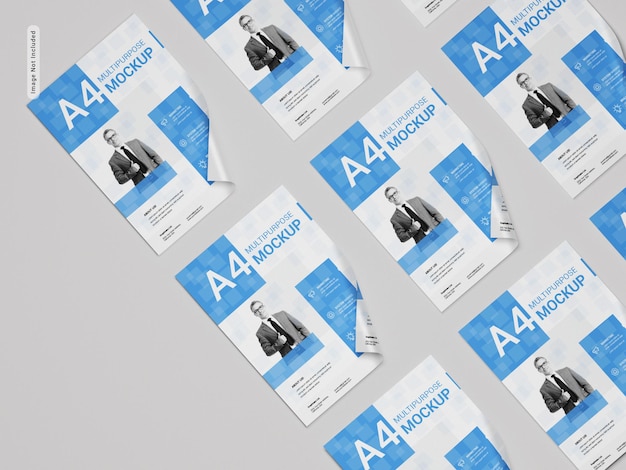 Multipurpose a4 paper mockup