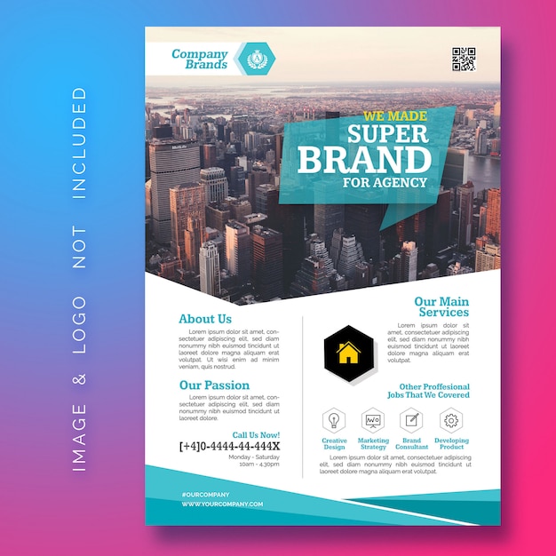 Multipurpose corporate business flyer template